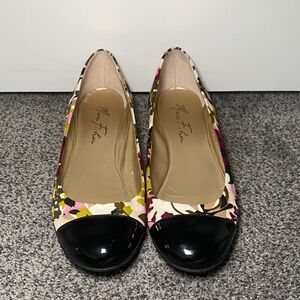 Marc Fisher Women's Floral Flats - Black and Multicolor
